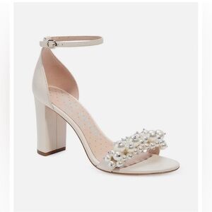 Kate Spade - Rosa Pearl leather Heels - NWT
